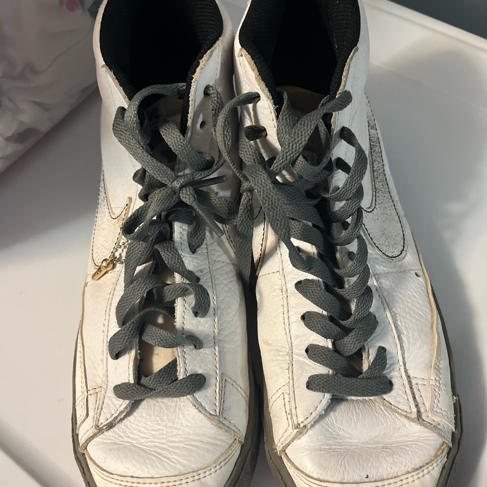 Nike White and Gray Athletic Shoes